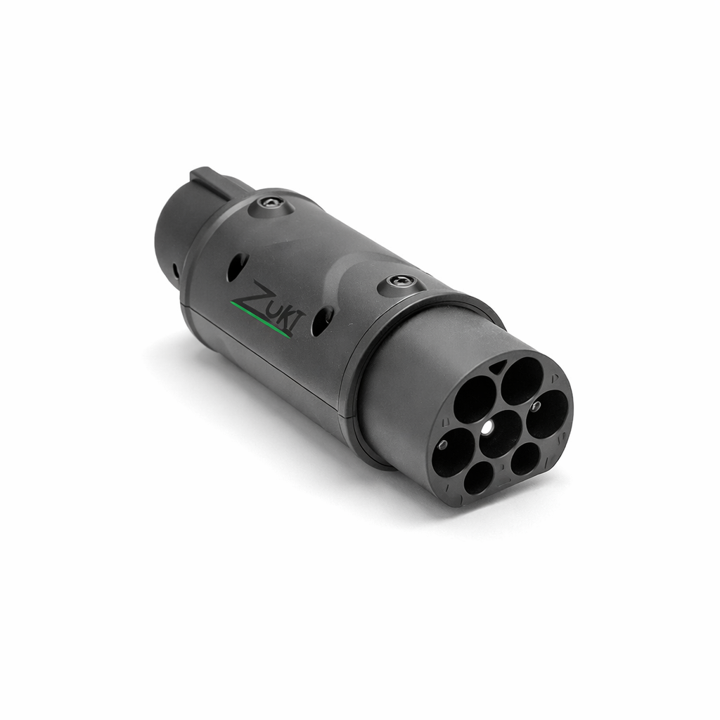 מתאם טעינה לרכב חשמלי Type 2 ל Type 1 (רכב אמריקאי)