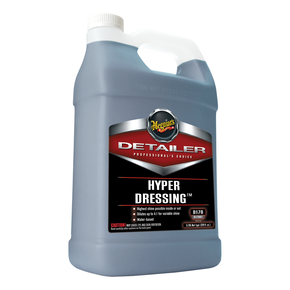 Meguiar’s Hyper Dressing D17001 – מבריק פלסטיק וגומי מרוכז 1 גלון (דילול עד 1:4)