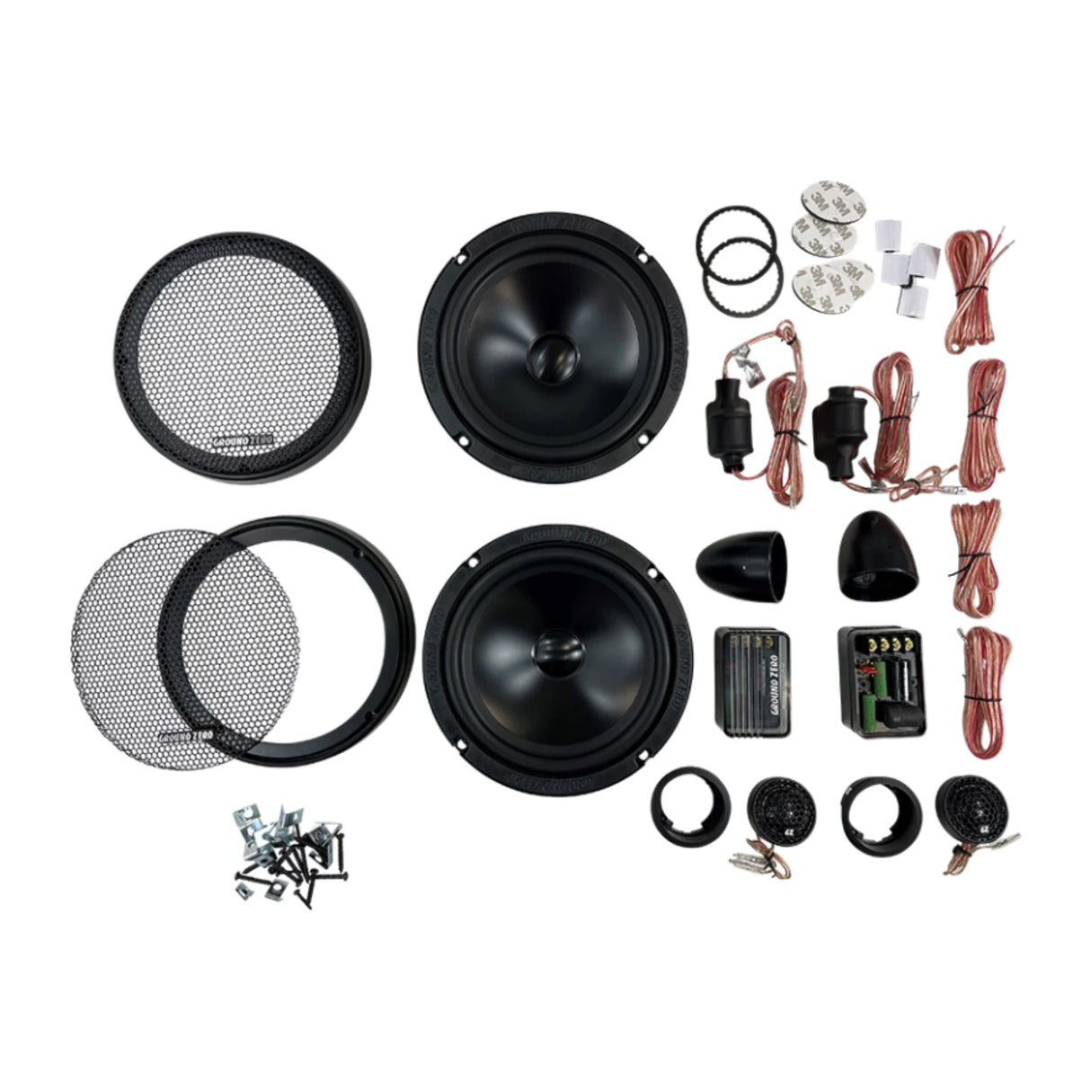 זוג קומפוננט - GROUND ZERO GZRC 165.2SQ-IVX