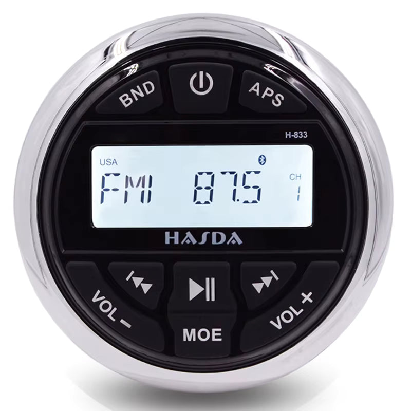 רדיו ימי Bluetooth H833 עם AM FM USB AUX ו MP3