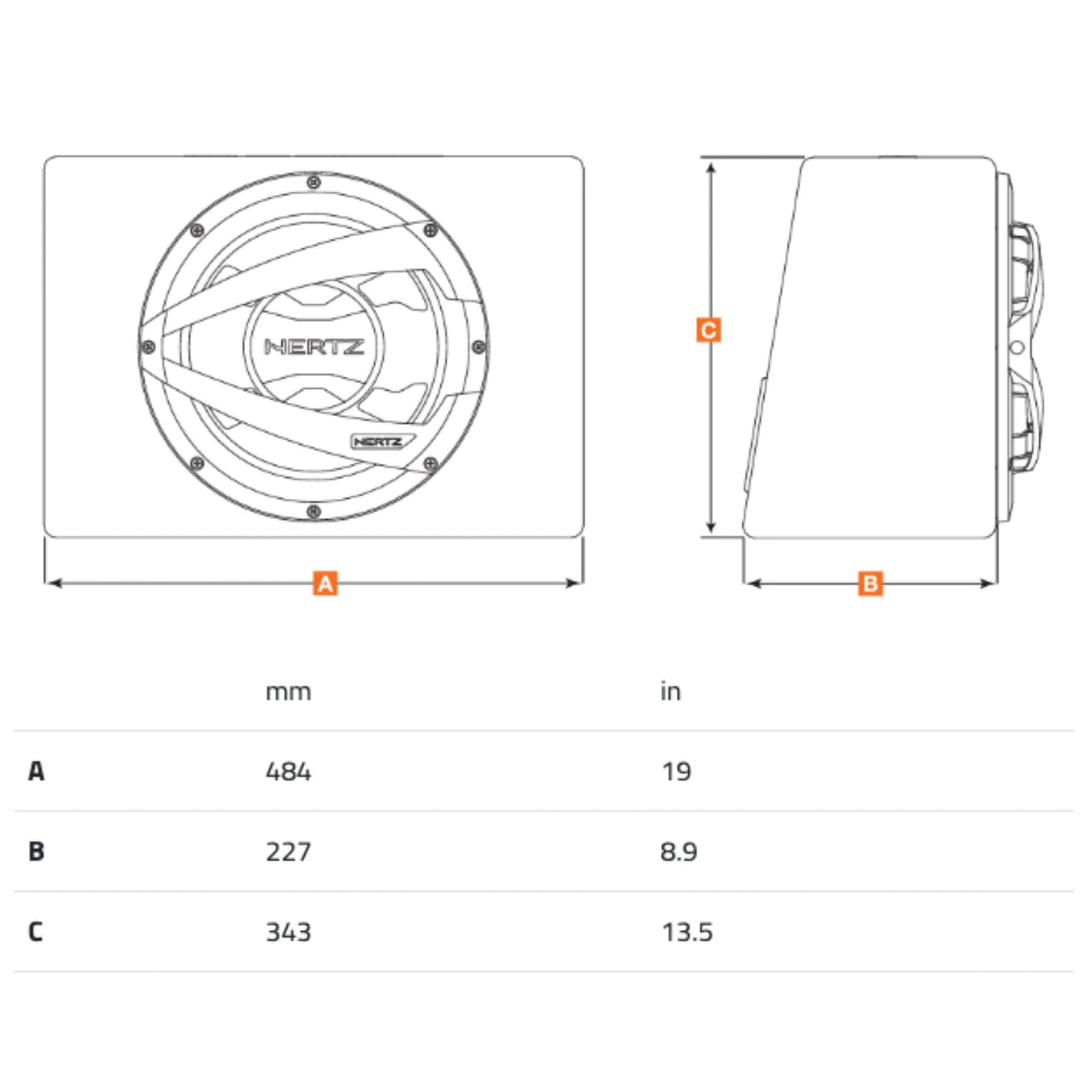 סאב וופר Hertz DBX 30.3