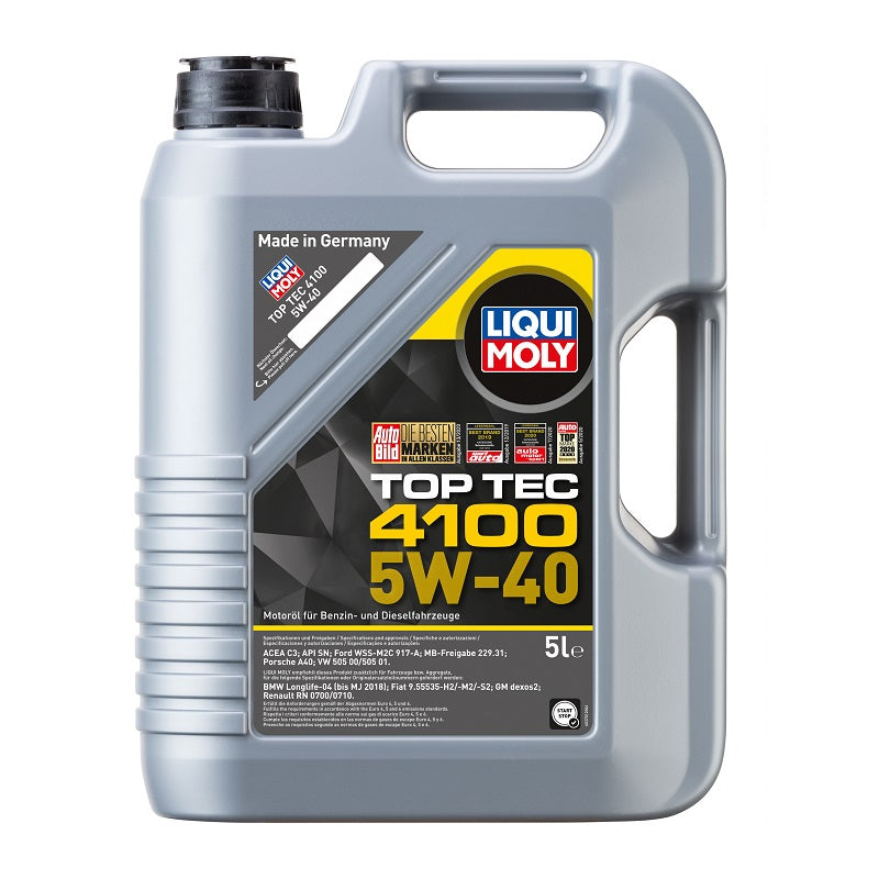 שמן מנוע Liqui Moly TopTec 4100 5W40 5L