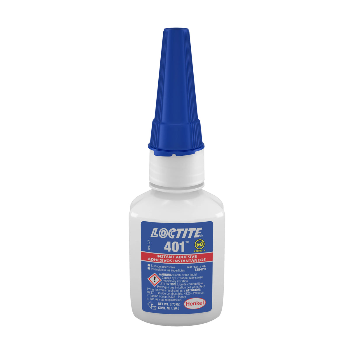 דבק מהיר נוזלי, מאושר NSF LOCTITE® 401