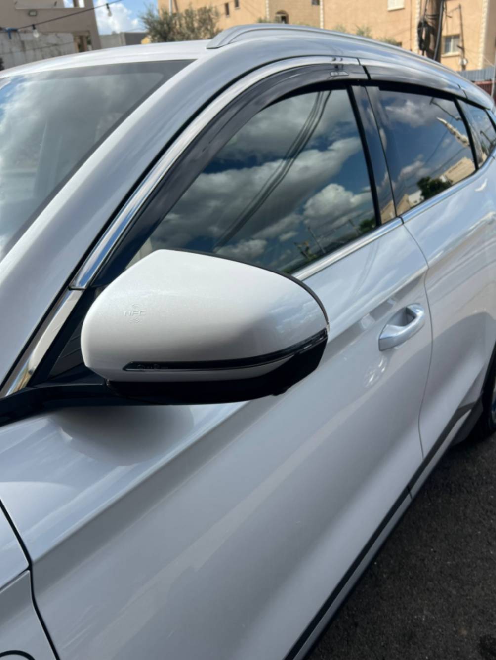 מגני רוח הדבקה Falcon ל- BYD Seal U שנת 2023+ עם פס ניקל (6 חלקים)