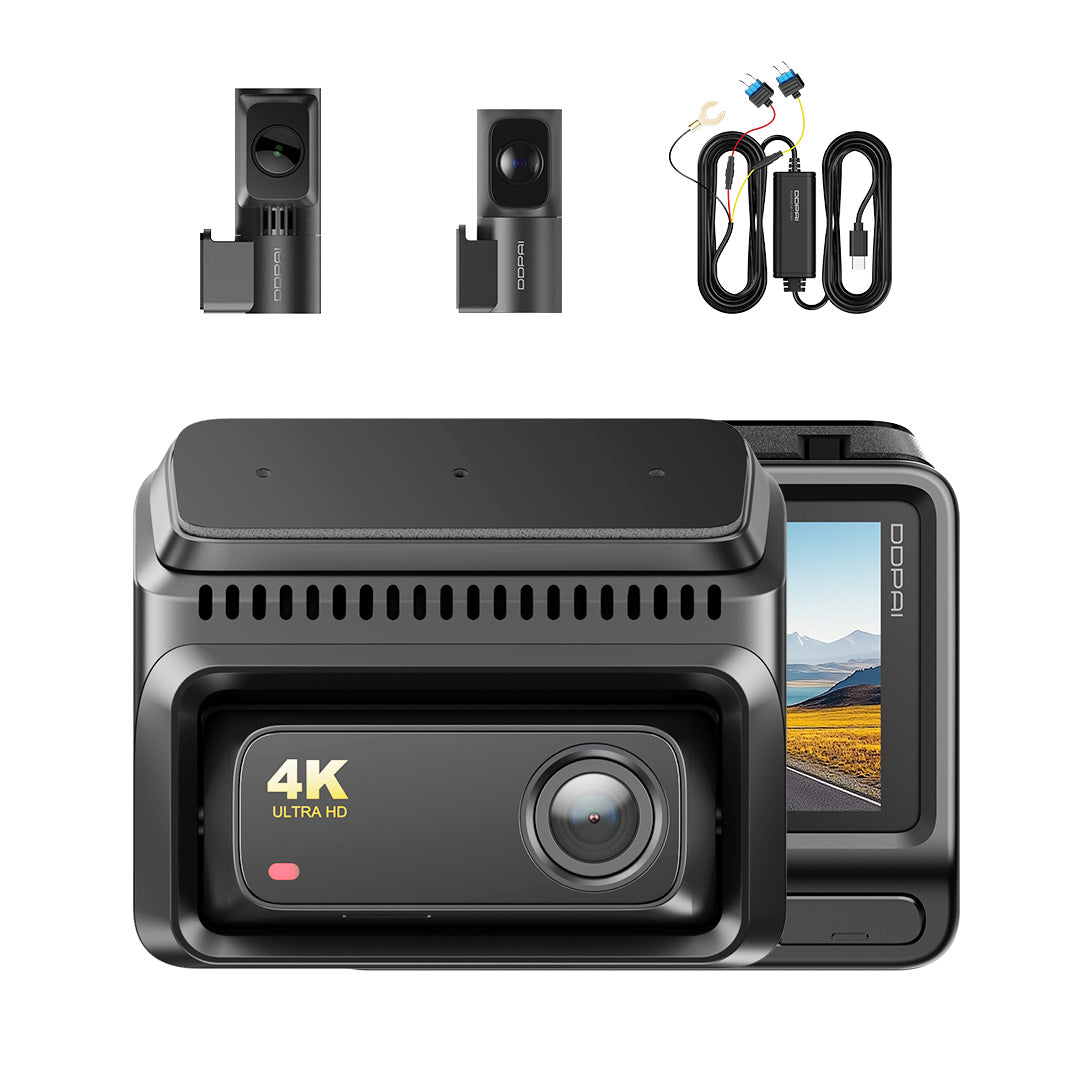מצלמת דרך DDPAI Z60T תלת־כיוונית מבט נוסף