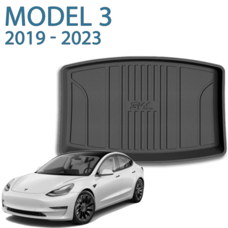 שטיח 3W תא מטען אחורי טסלה מודל 3 2020