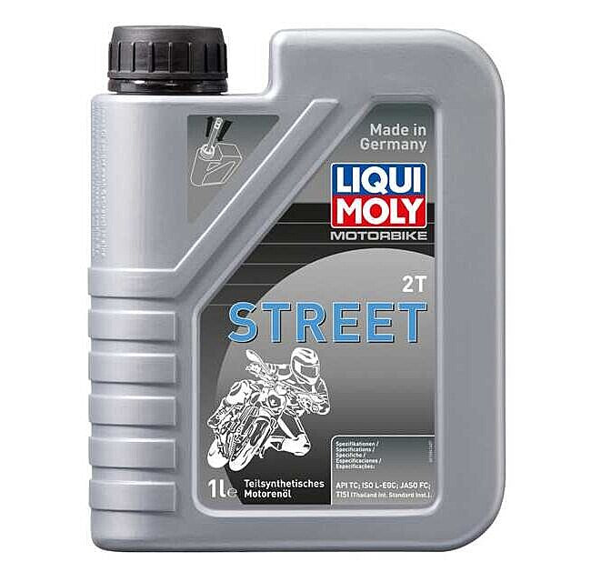 שמן מנוע לאופנוע דו פעימתי Liqui Moly Motorbike 2T Street 1 ליטר