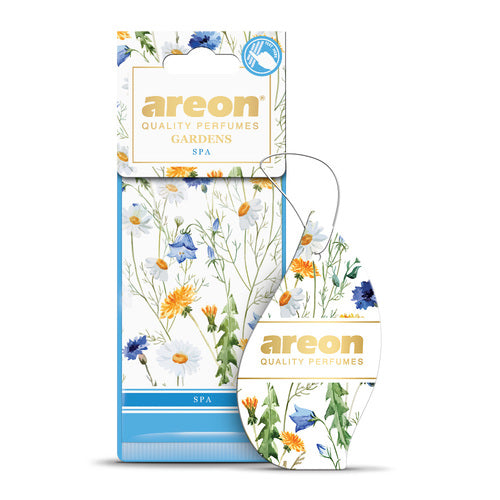 AREON SPA – עץ ריח תלוי בניחוח רענן ומרגיע בהשראת ספא