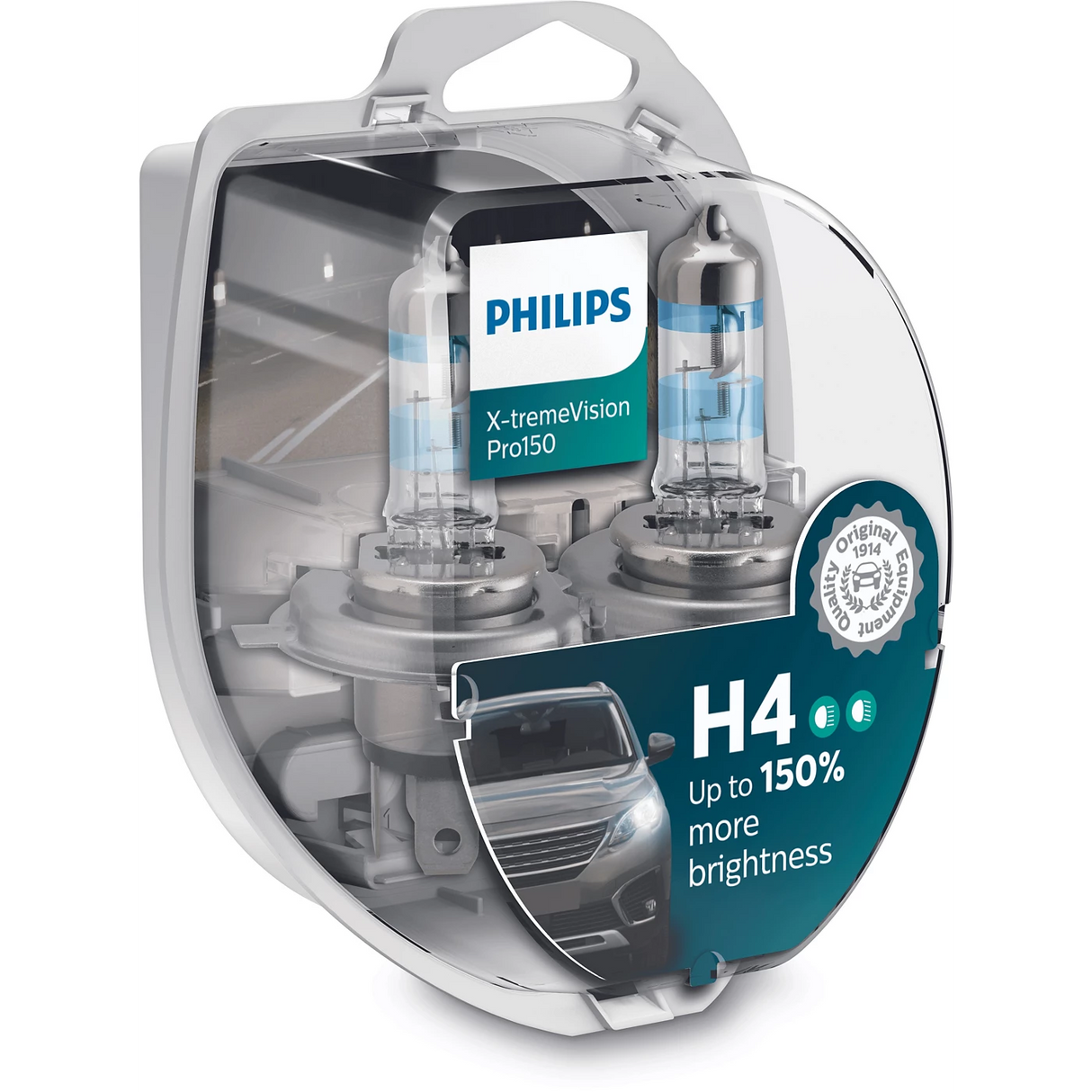 זוג נורות הלוגן H4 X-tremeVision Pro150