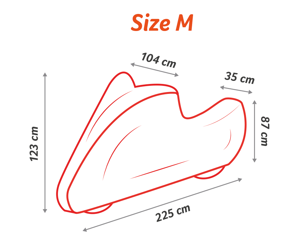 כיסוי לאופנוע "PURE" – הגנה מושלמת בכל מזג אוויר