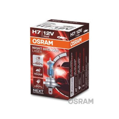 נורת הלוגן H7 NIGHT BREAKER LASER (יחידה אחת)