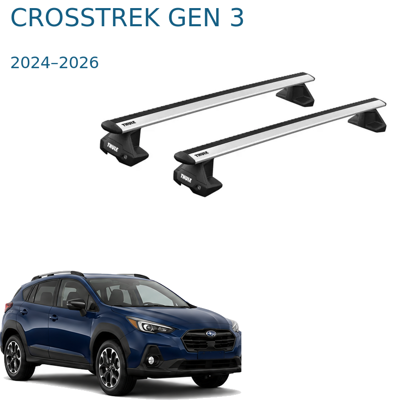 גגון Fixpoint בסיסי לסובארו קרוסטרק דור 3 2024–2026