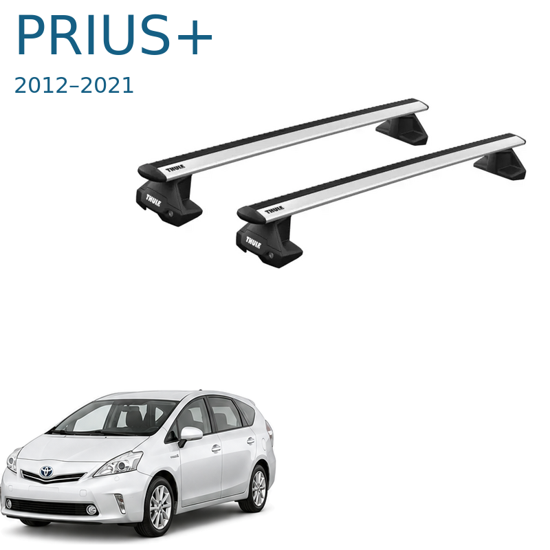 Thule WingBar Evo – אלומיניום לטויוטה פריוס פלוס 2012–2021