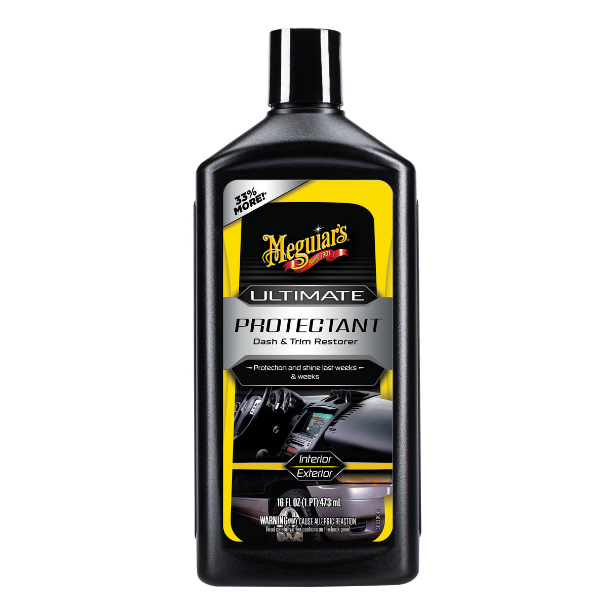 מנקה ומשמר פלסטיק פנימי וחיצוני Meguiar’s Ultimate Protectant 473 מ״ל