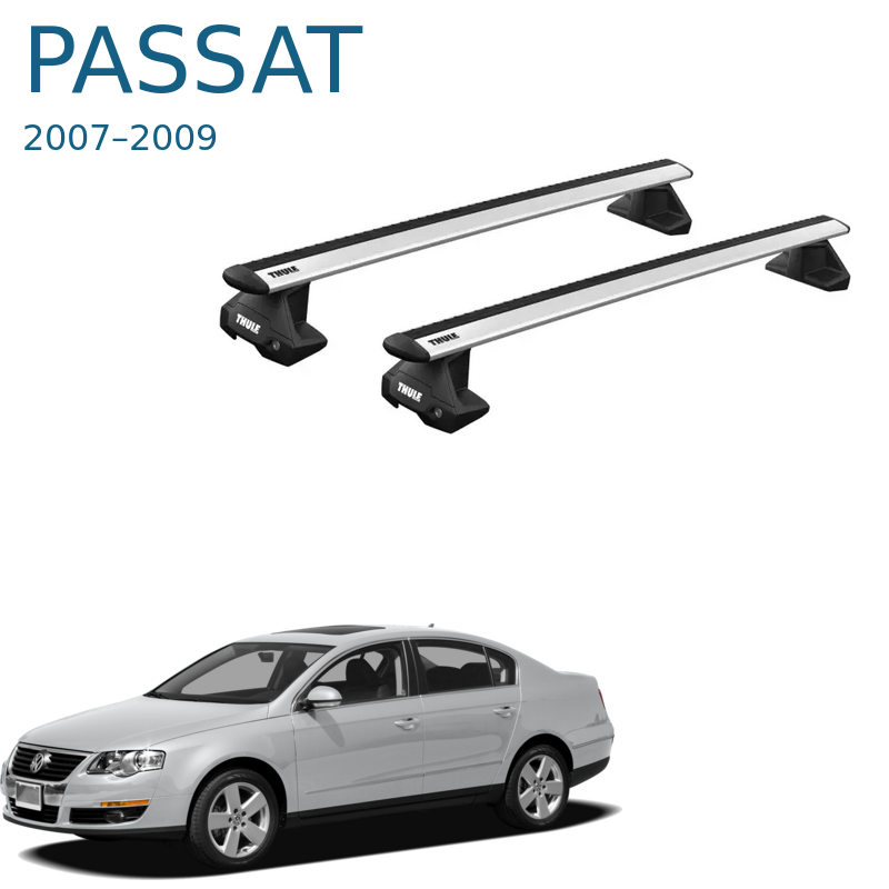 Thule WingBar Evo – אלומיניום לפולקסווגן פאסאט 2007–2009