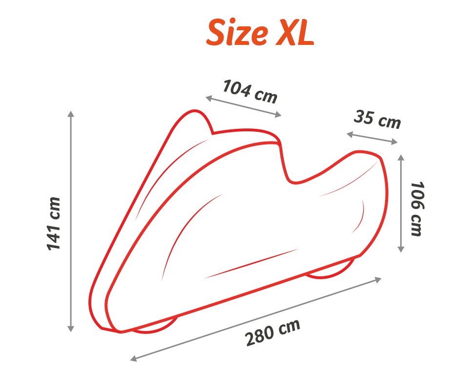 כיסוי לאופנוע "PURE" – הגנה מושלמת בכל מזג אוויר