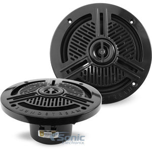 רמקולים ימיים שחורים Soundstream MS-65B בגודל 6.5 אינץ׳