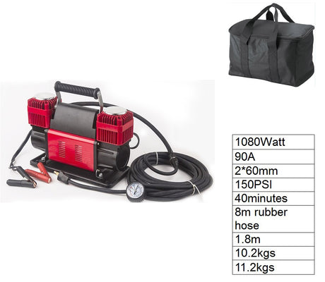 קומפרסור HD בוכנה כפולה 150 PSI, ‏90A – תמונת המוצר
