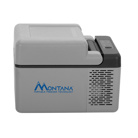 מקרר לרכב Montana 12 ליטר קומפקטי 12V 24V לקירור והקפאה
