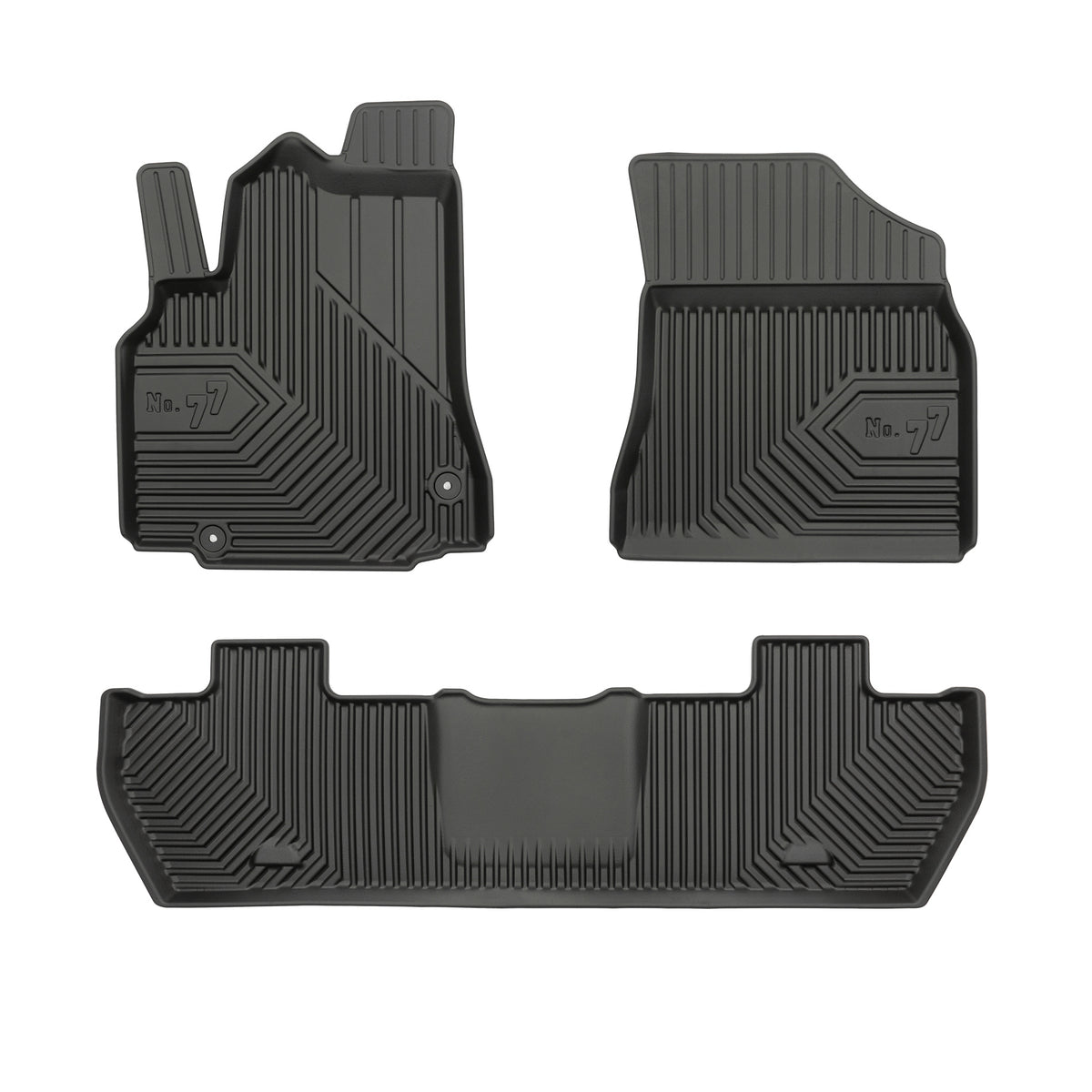 סט שטיחים 3D לסיטרואן ברלינגו 2008–2018 – PVC – תמונת מוצר