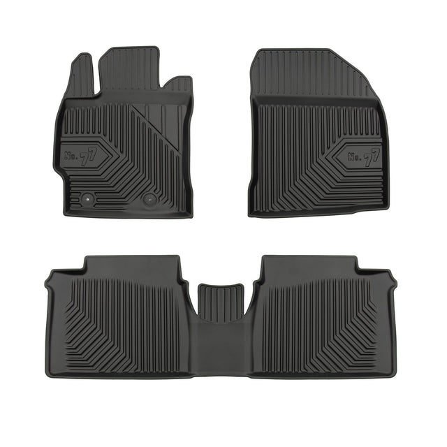 סט שטיחים 3D לטויוטה קורולה 2013–2019 – PVC – תמונת מוצר