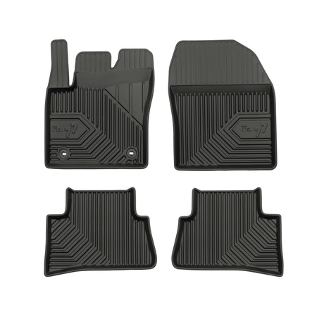 סט שטיחים 3D לטויוטה C-HR מ-2016 – PVC – תמונת מוצר