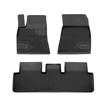 סט שטיחים 3D לטסלה מודל 3 2017–2023 – PVC – תמונת מוצר