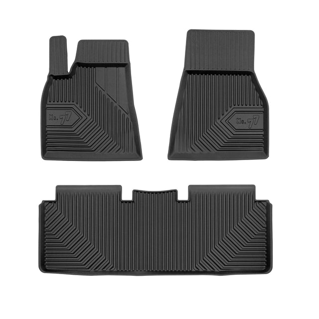 סט שטיחים 3D לטסלה מודל S 2012–2021 – PVC – תמונת מוצר