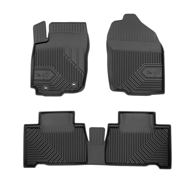 סט שטיחים 3D לטויוטה RAV4 2015–2019 – PVC – תמונת מוצר
