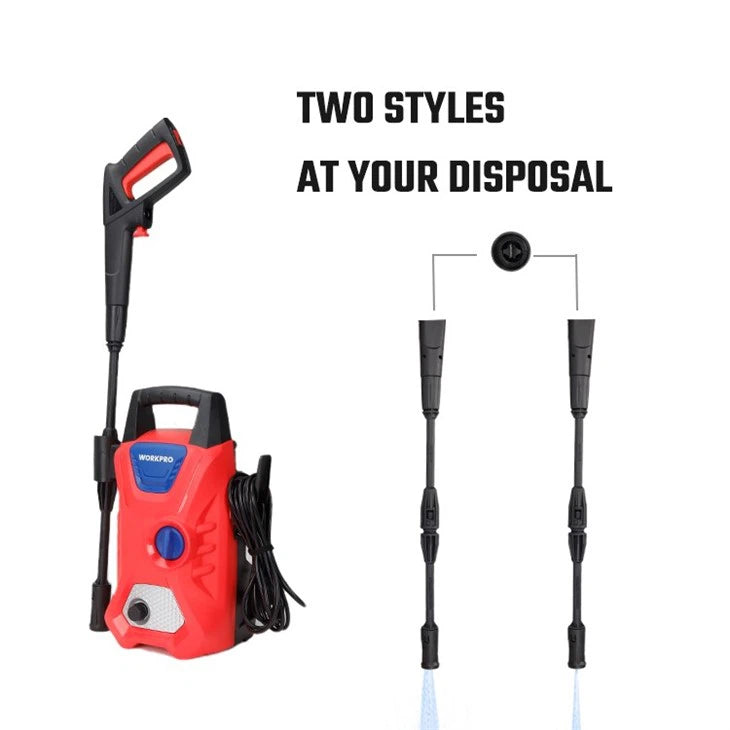 גרניק חשמלי מכונת שטיפה בלחץ 1400W 110Bar Workpro