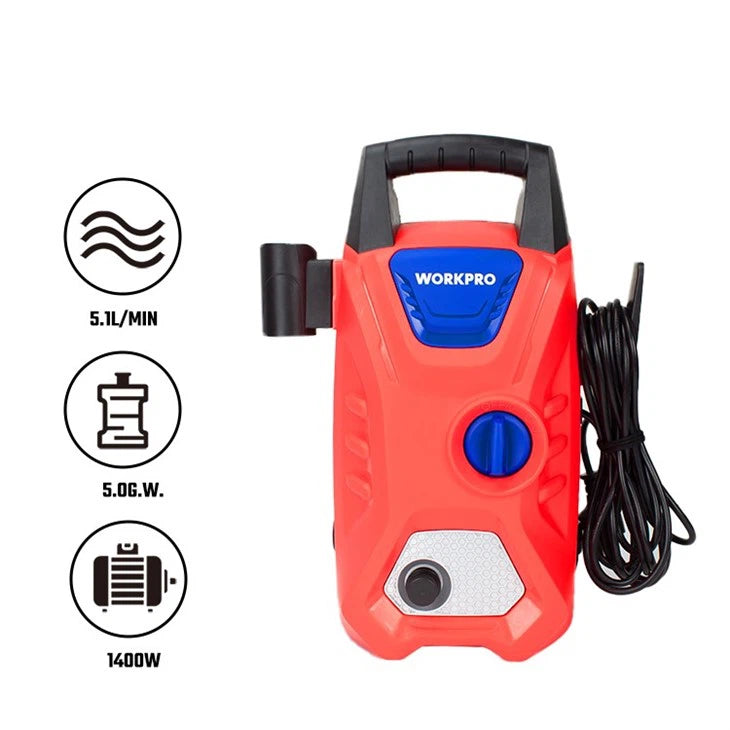 גרניק חשמלי מכונת שטיפה בלחץ 1400W 110Bar Workpro