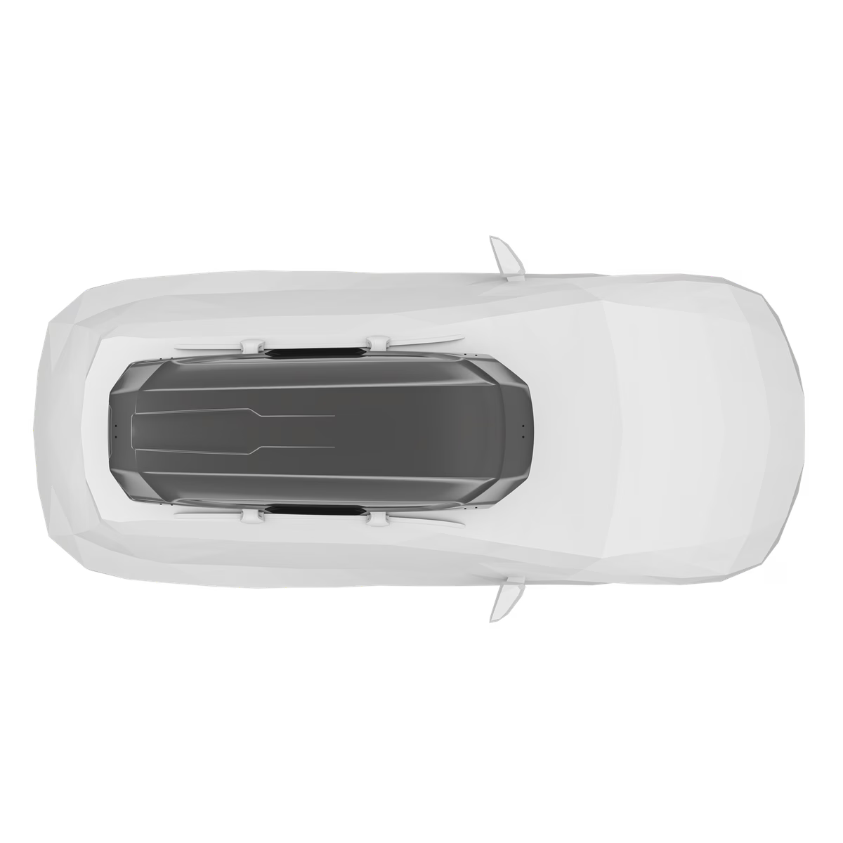 תא חפצים לגג הרכב THULE Motion 3 XXL – 232×92×46 ס"מ | נפח 600 ליטר | צבע טיטניום מבריק