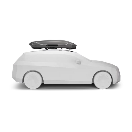 תא חפצים אפור לגג הרכב THULE MOTION XXL – 232x95x47 ס"מ | נפח 610 ליטר