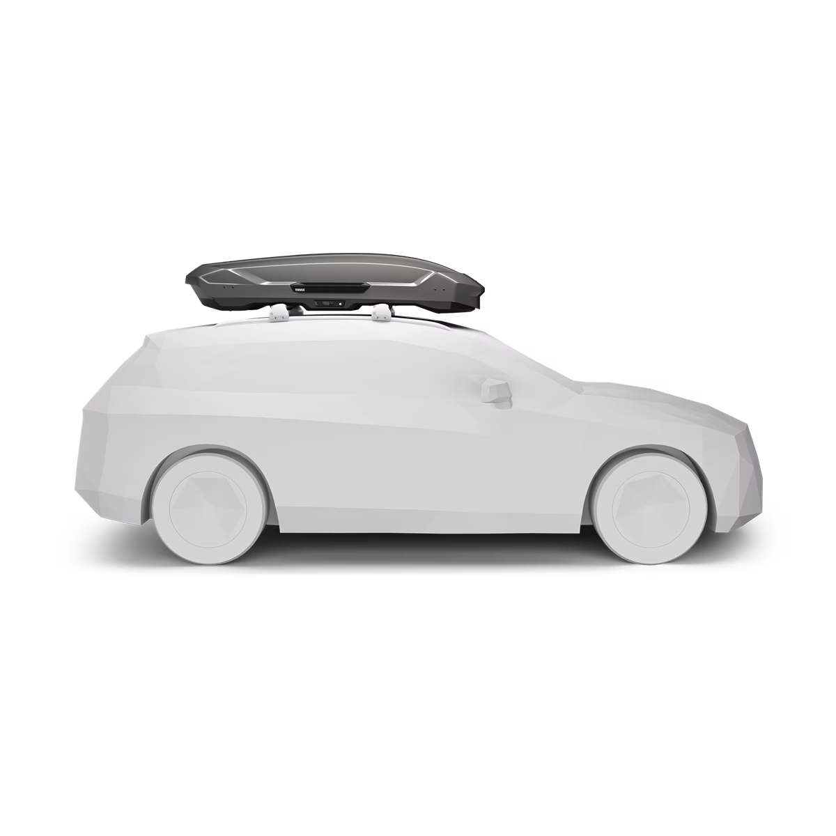 תא חפצים לגג הרכב THULE Motion 3 XL – 215×91×44 ס"מ | נפח 500 ליטר | צבע טיטניום מבריק