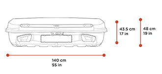 תא חפצים לוו גרירה - Thule Arcos Box L