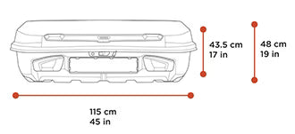 תא חפצים לוו גרירה - Thule Arcos Box M