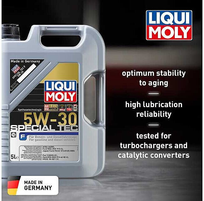 שמן מנוע Liqui Moly Special Tec F 5W30 5 ליטר