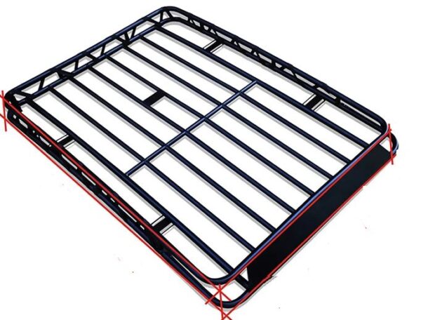 גגון עריסה מתכת מחוזק Cross Roof מידה 120x200 לרכב
