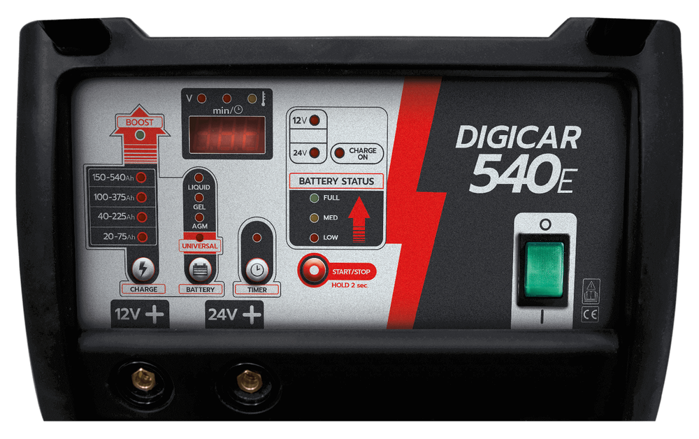 מטען מצברים ובוסטר HELVI DigiCar 540 - צילום נוסף של המוצר