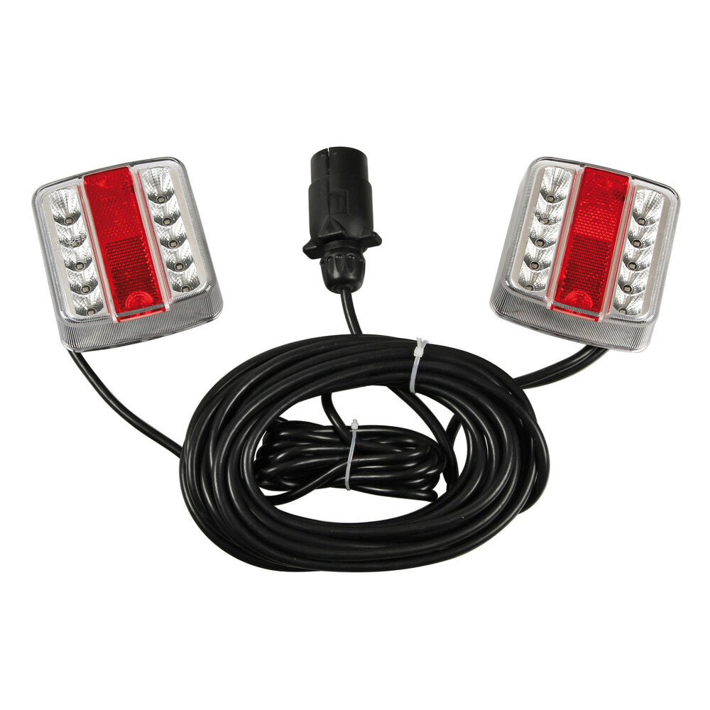 סט אורות לנגרר לד ברגים 12V