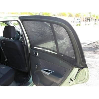 זוג מגיני שמש לחלונות אחוריים SunFree מלבני קטן