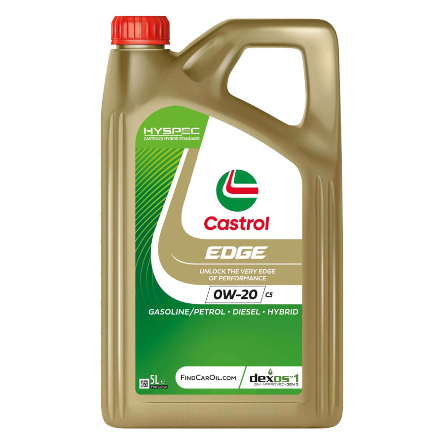 שמן מנוע Castrol EDGE 0W-20 C5 בנפח 5 ליטר