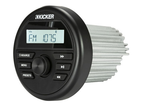 מערכת מדיה ימית KICKER KMC2 עם Bluetooth USB ו AM FM