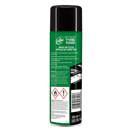 מחדש צמיגים Turtle Wax Wet ’n Black Tyre Foam