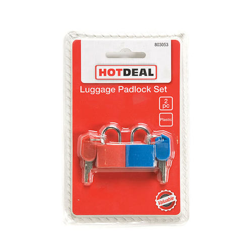 סט 2 מנעולי מזוודה צבעוניים HOTDEAL