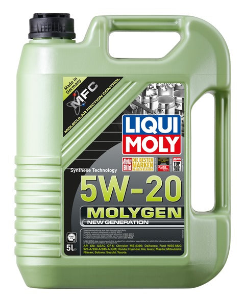 שמן מנוע Liqui Moly Molygen New Generation 5W20 5 ליטר