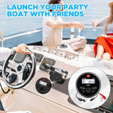 מערכת מדיה ימית Velex VX163 עם Bluetooth USB ו AM FM