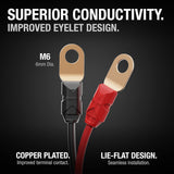 כבל חיבור קבוע למצבר 6 מ״מ למטעני NOCO GENIUS GC002