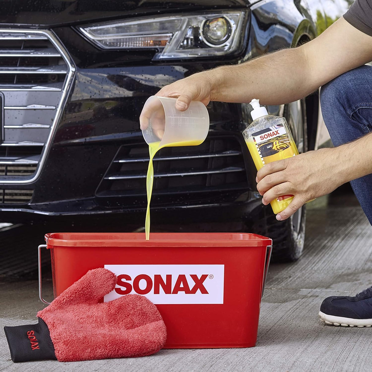 שמפו & ווקס (מרוכז) SONAX 500ML
