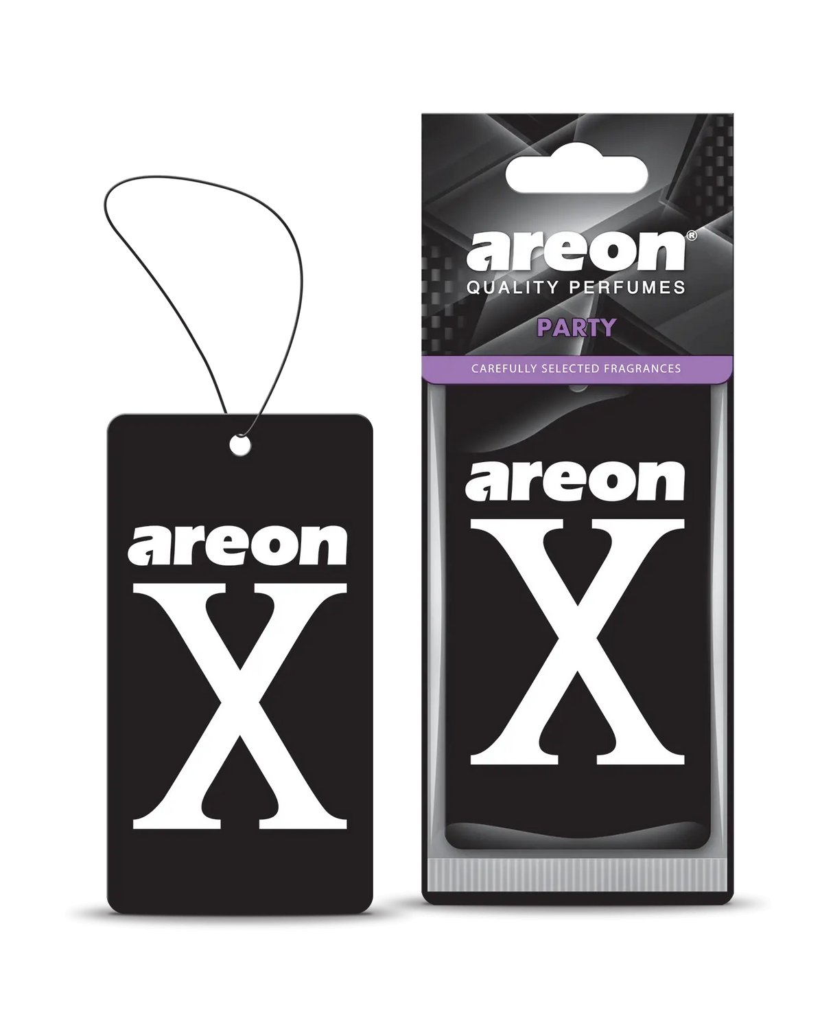 עץ ריח לרכב AREON X Party – ניחוח פירותי מרענן